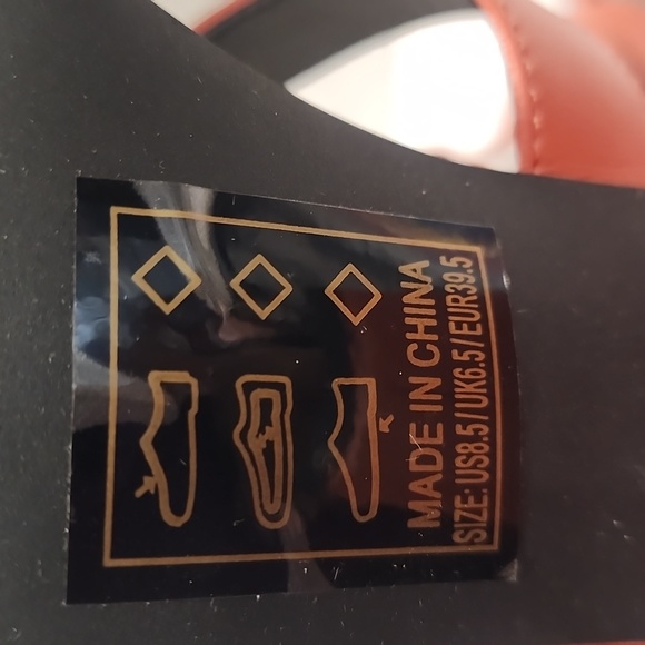 NEW! Strappy Block Heels - Open Almond Toe - Picture 6 of 7